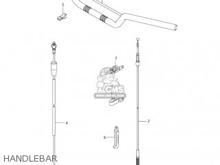 HANDLEBAR - RM85 2003 (K3) USA (E03)