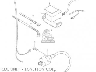 CDI UNIT - IGNITION COIL - RM85 2005 (K5) USA (E03)