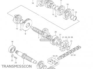 TRANSMISSION - RM85 2006 (K6) USA (E03)
