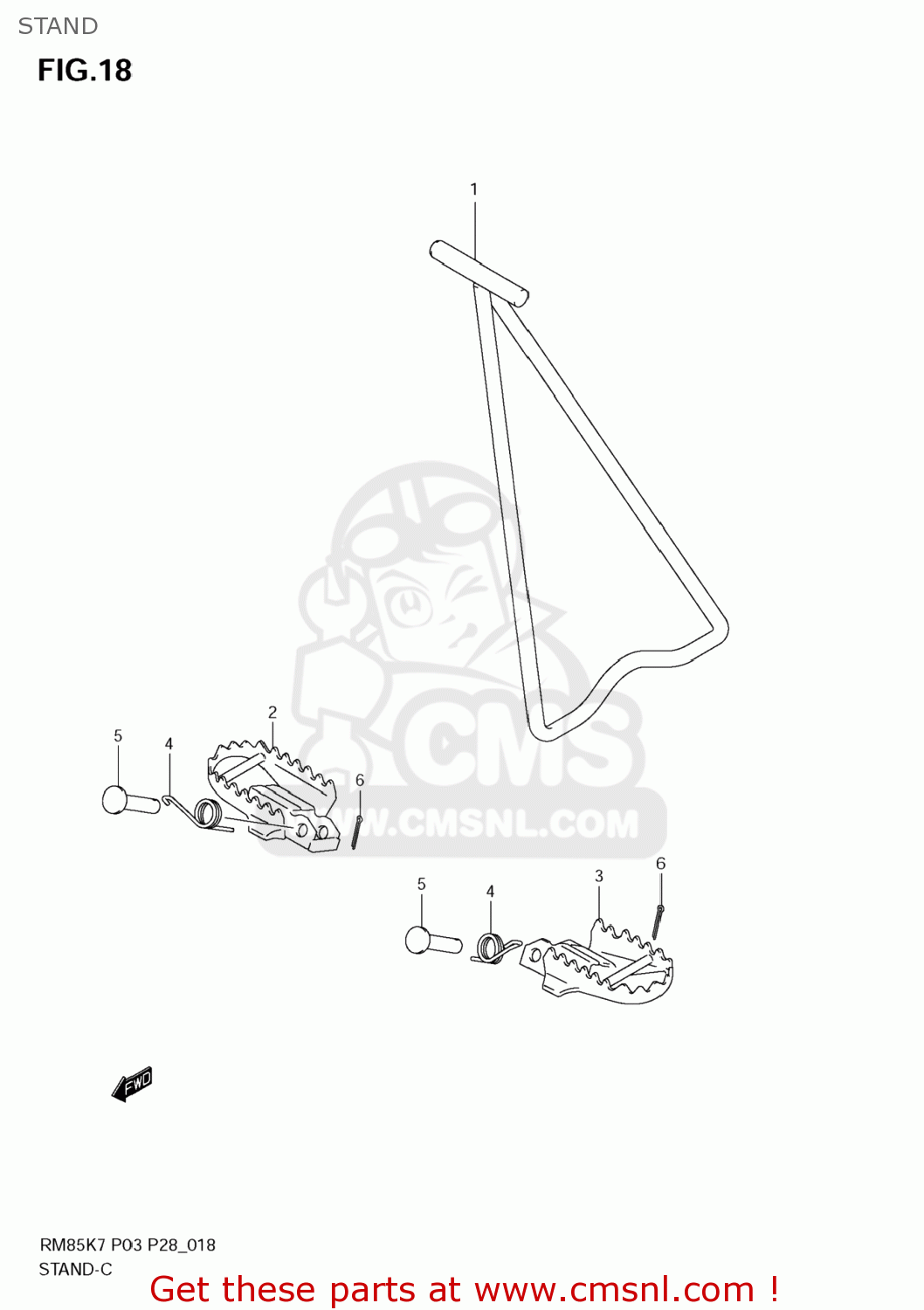 STAND RM85 2007 (K7) USA (E03)