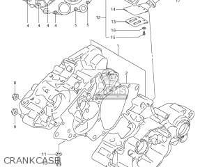 CRANKCASE - RM85 2007 (K7) USA (E03)