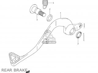 REAR BRAKE - RM85 2007 (K7) USA (E03)