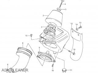 AIR CLEANER - RM85 2009 (K9) USA (E03)