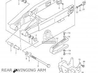 REAR SWINGING ARM - RM85 2009 (K9) USA (E03)