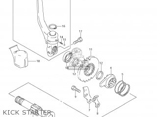 KICK STARTER - RM85 2010 (L0) USA (E03)