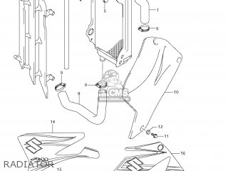 RADIATOR - RM85 2010 (L0) USA (E03)