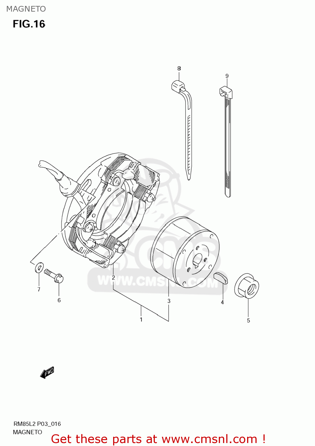 MAGNETO RM85 2012 (L2) USA (E03)