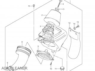 AIR CLEANER - RM85 2012 (L2) USA (E03)