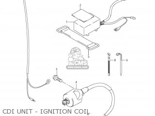 CDI UNIT - IGNITION COIL - RM85 2012 (L2) USA (E03)
