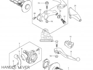 HANDLE LEVER - RM85 2012 (L2) USA (E03)