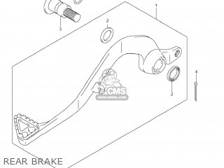 REAR BRAKE - RM85 2012 (L2) USA (E03)
