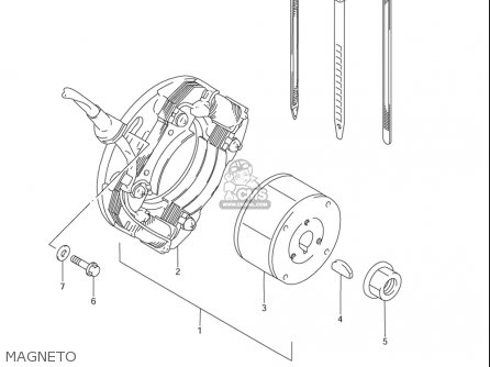 MAGNETO - RM85L 2002 2003 2004 2005 '06 (K2) (K3) (K4) (K5) (K6) USA (E03)