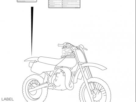 LABEL - RM85L 2002 2003 2004 2005 '06 (K2) (K3) (K4) (K5) (K6) USA (E03)