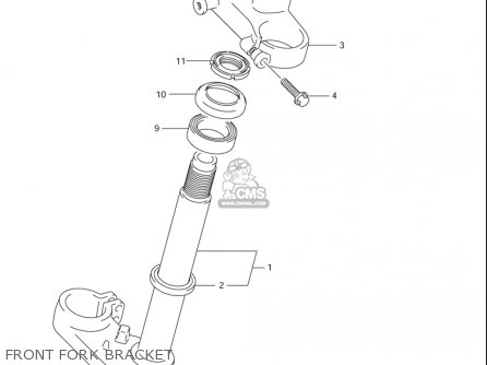 FRONT FORK BRACKET - RM85L 2002 2003 2004 2005 '06 (K2) (K3) (K4) (K5) (K6) USA (E03)