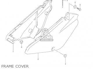 FRAME COVER - RM85L 2004 (K4) USA (E03)