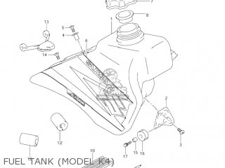 FUEL TANK (MODEL K4) - RM85L 2004 (K4) USA (E03)