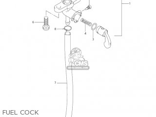 FUEL COCK - RM85L 2006 (K6) USA (E03)
