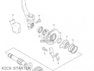 KICK STARTER - RM85L 2006 (K6) USA (E03)