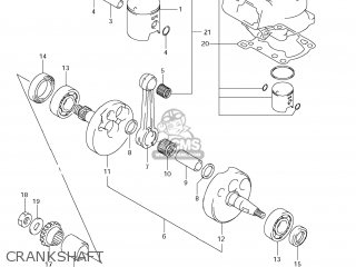 CRANKSHAFT - RM85L 2007 (K7) USA (E03)