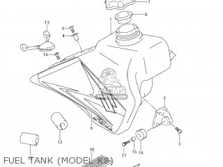 FUEL TANK (MODEL K8) - RM85L 2008 (K8) USA (E03)