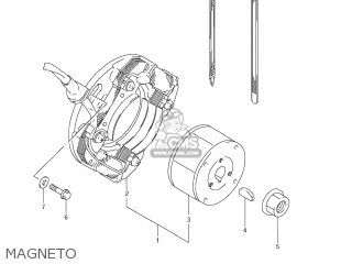 MAGNETO - RM85L 2008 (K8) USA (E03)