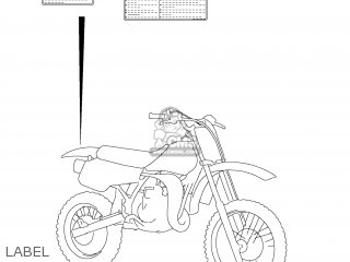 LABEL - RM85L 2009 (K9) USA (E03)