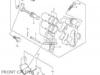 FRONT CALIPER - RM85L 2010 (L0) USA (E03)