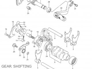GEAR SHIFTING - RM85L 2010 (L0) USA (E03)