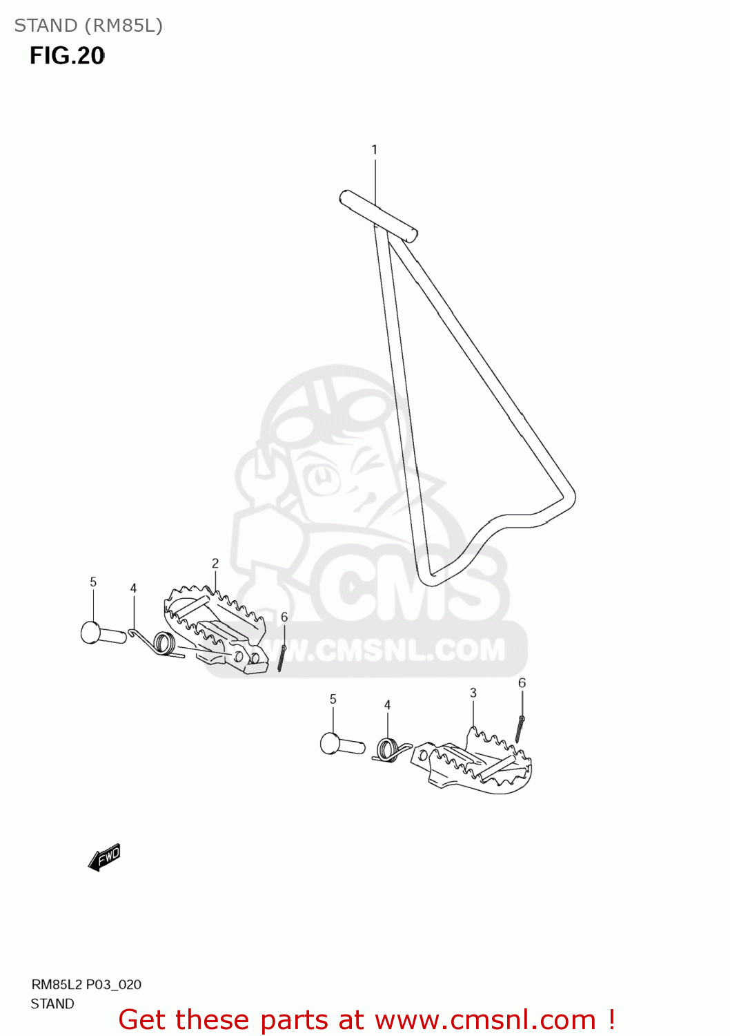 STAND (RM85L) RM85L 2012 (L2) USA (E03)