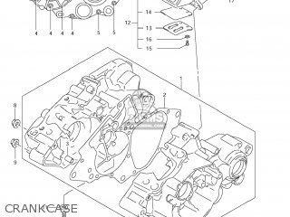 CRANKCASE - RM85L 2012 (L2) USA (E03)