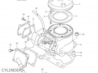 CYLINDER - RM85L 2012 (L2) USA (E03)
