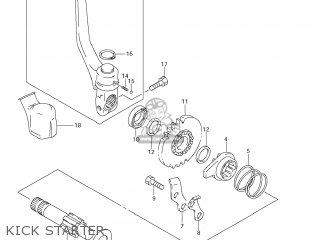 KICK STARTER - RM85L 2012 (L2) USA (E03)