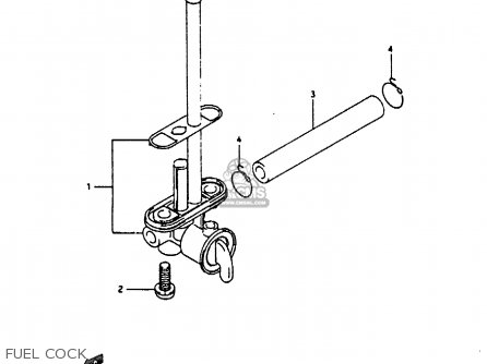 FUEL COCK - RMX250 1990 (L) GENERAL (E01)