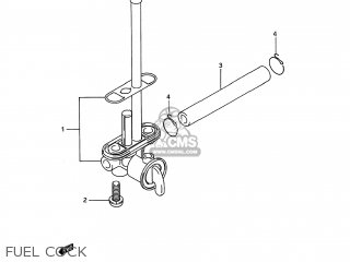 FUEL COCK - RMX250 1990 (L) USA (E03)