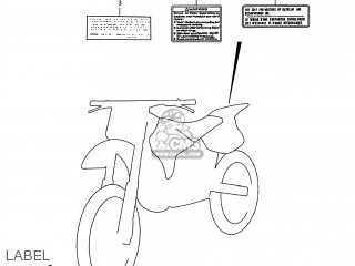 LABEL - RMX250 1990 (L) USA (E03)