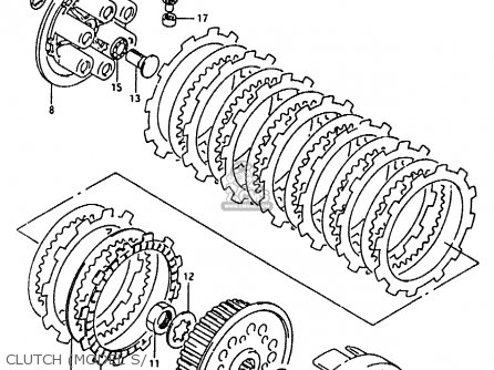 CLUTCH (MODEL S/ - RMX250 1992 (N) GENERAL (E01)
