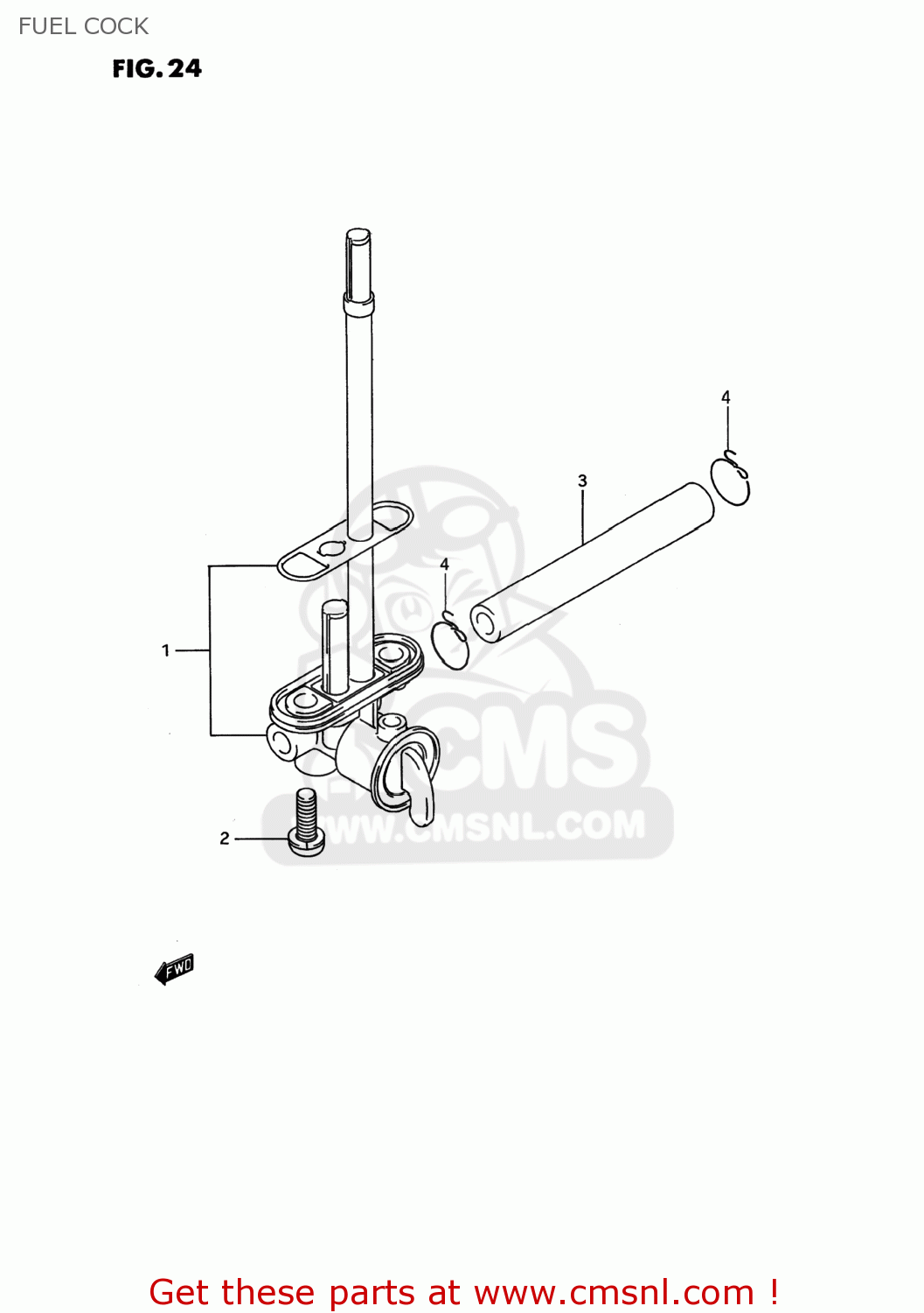 FUEL COCK RMX250 1992 (N) USA (E03)