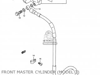 FRONT MASTER CYLINDER (MODEL T) - RMX250 1992 (N) USA (E03)