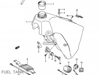 FUEL TANK - RMX250 1992 (N) USA (E03)