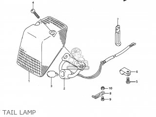 TAIL LAMP - RMX250 1992 (N) USA (E03)