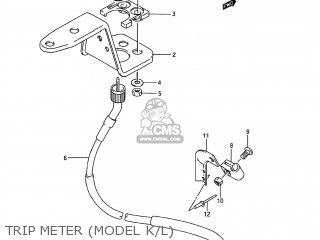 TRIP METER (MODEL K/L) - RMX250 1992 (N) USA (E03)