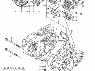 CRANKCASE - RMX250 1993 (N) USA (E03)