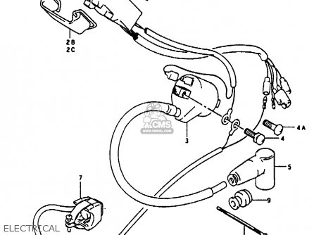 ELECTRICAL - RMX250 1995 (S) GENERAL (E01)