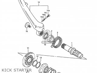 KICK STARTER - RMX250 1995 (S) USA (E03)