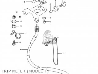 TRIP METER (MODEL T) - RMX250 1995 (S) USA (E03)