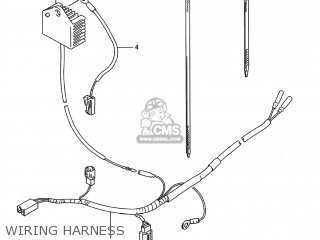 WIRING HARNESS - RMX250 1996 (T) USA (E03)