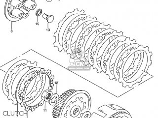 CLUTCH - RMX250 1997 (V) USA (E03)