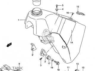 FUEL TANK - RMX250 1997 (V) USA (E03)