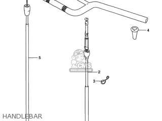 HANDLEBAR - RMX250 1997 (V) USA (E03)