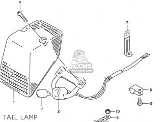 TAIL LAMP - RMX250 1997 (V) USA (E03)